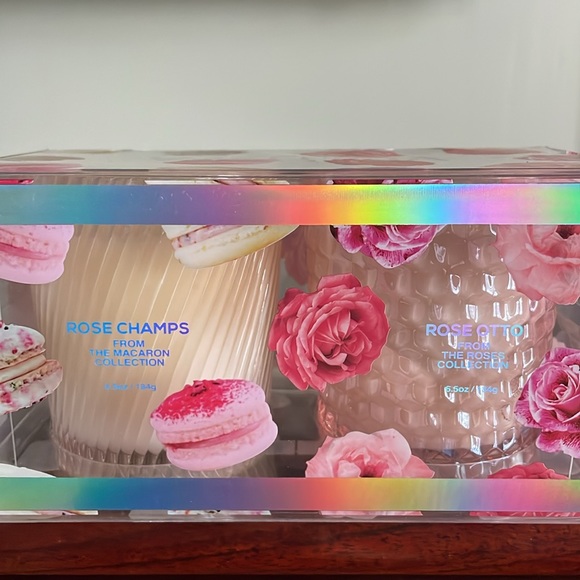 Voluspa Candle Duo, Rose Otto and Rose Champs, 6.5 oz. Each - Picture 4 of 9